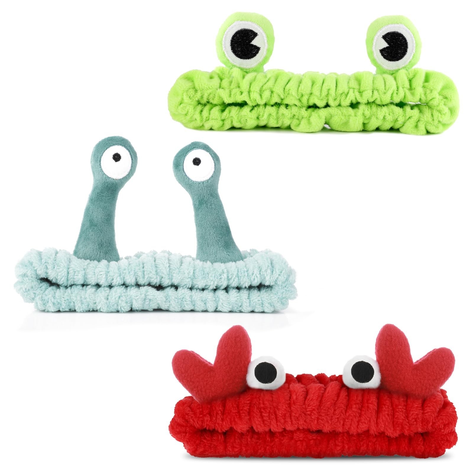 3 Pieces Face Wash Hairband Spa Headband Facial Makeup Hair Band Skincare Hea…