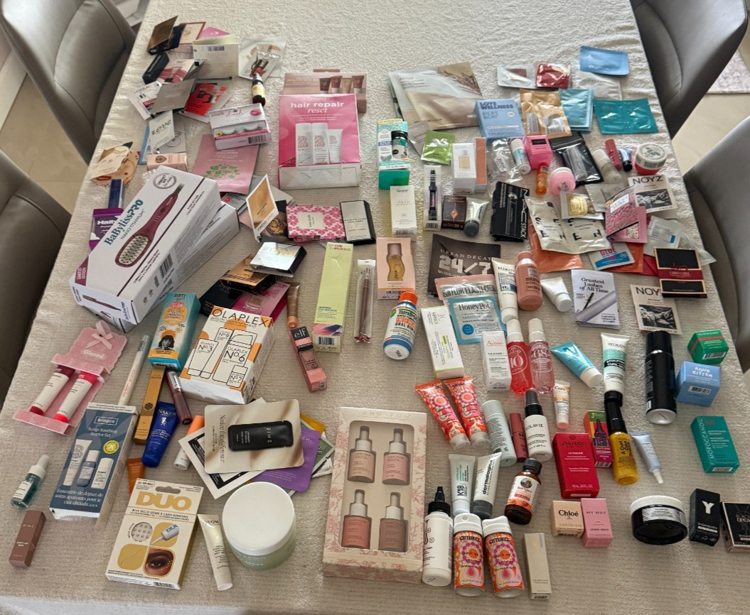 Mixed Beauty Lot Makeup Skincare Haircare Nailcare Samples Full Size Mystery