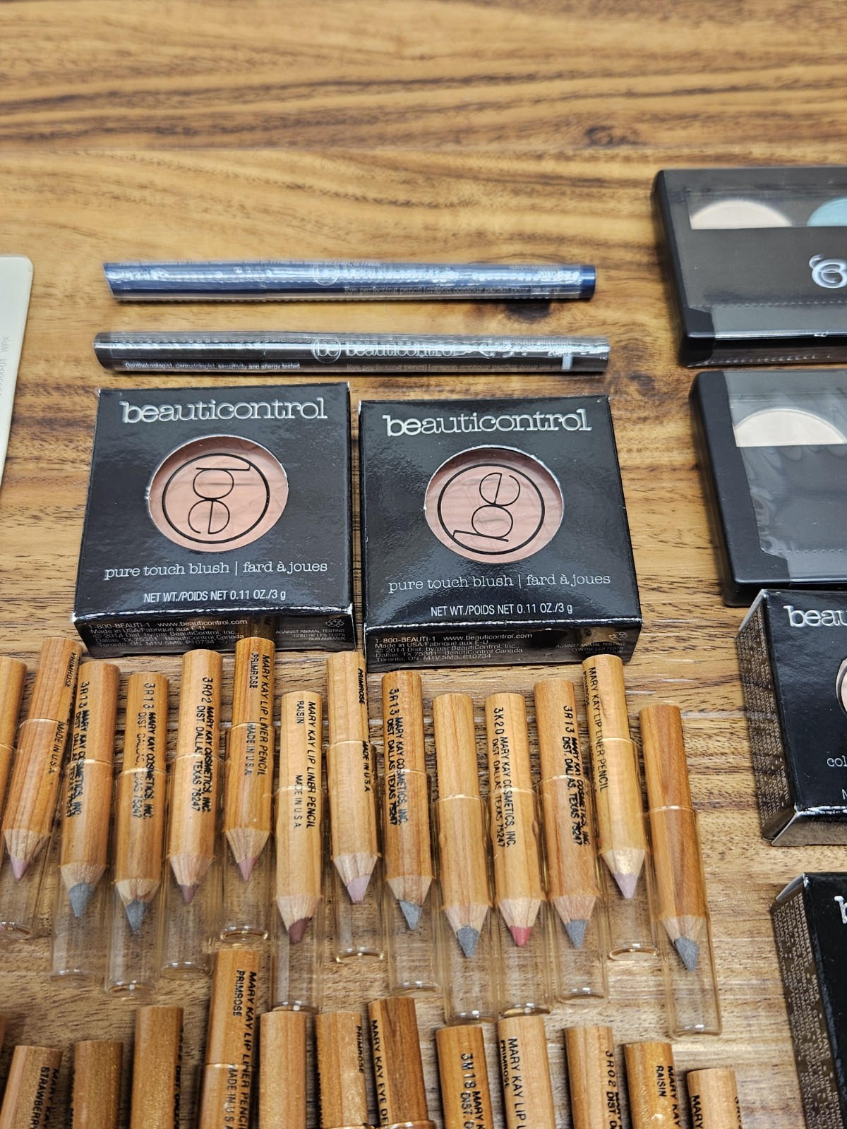 Large Lot Mary Kay Samples Lips Eyes Nails Demonstrator Items Sharpeners Makeup