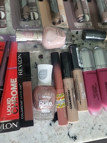 Makeup Lot Of E.L.F Camo Powder Rimmel Eye Shadow Lipstick Liner