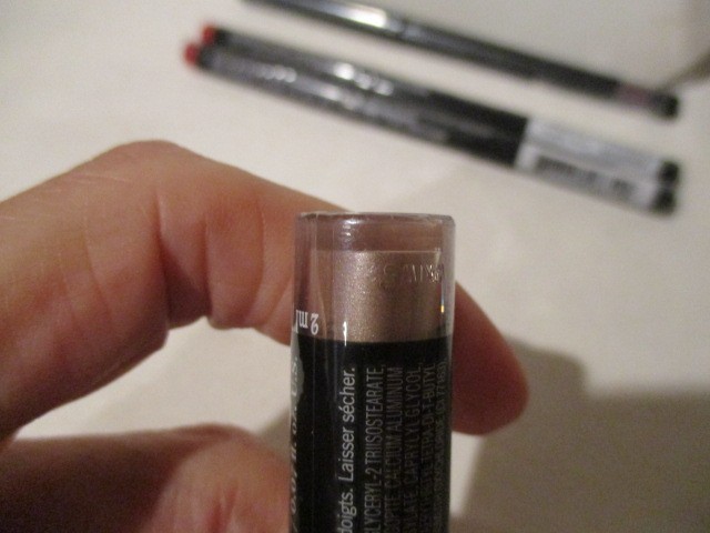 AVON Liquid Eyeshadow Fools Gold/Brow Glimmerstick Light Brown/Sugar Plum & Blue