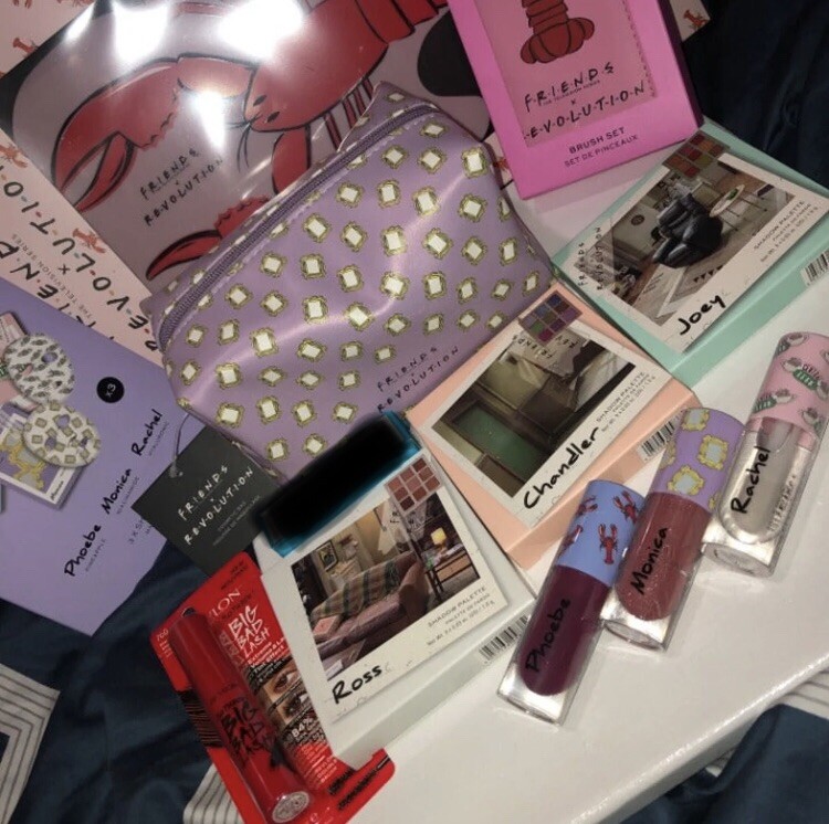 Revolution X Friends TV Show Makeup and Accessories Bundle Limited Edition NWT