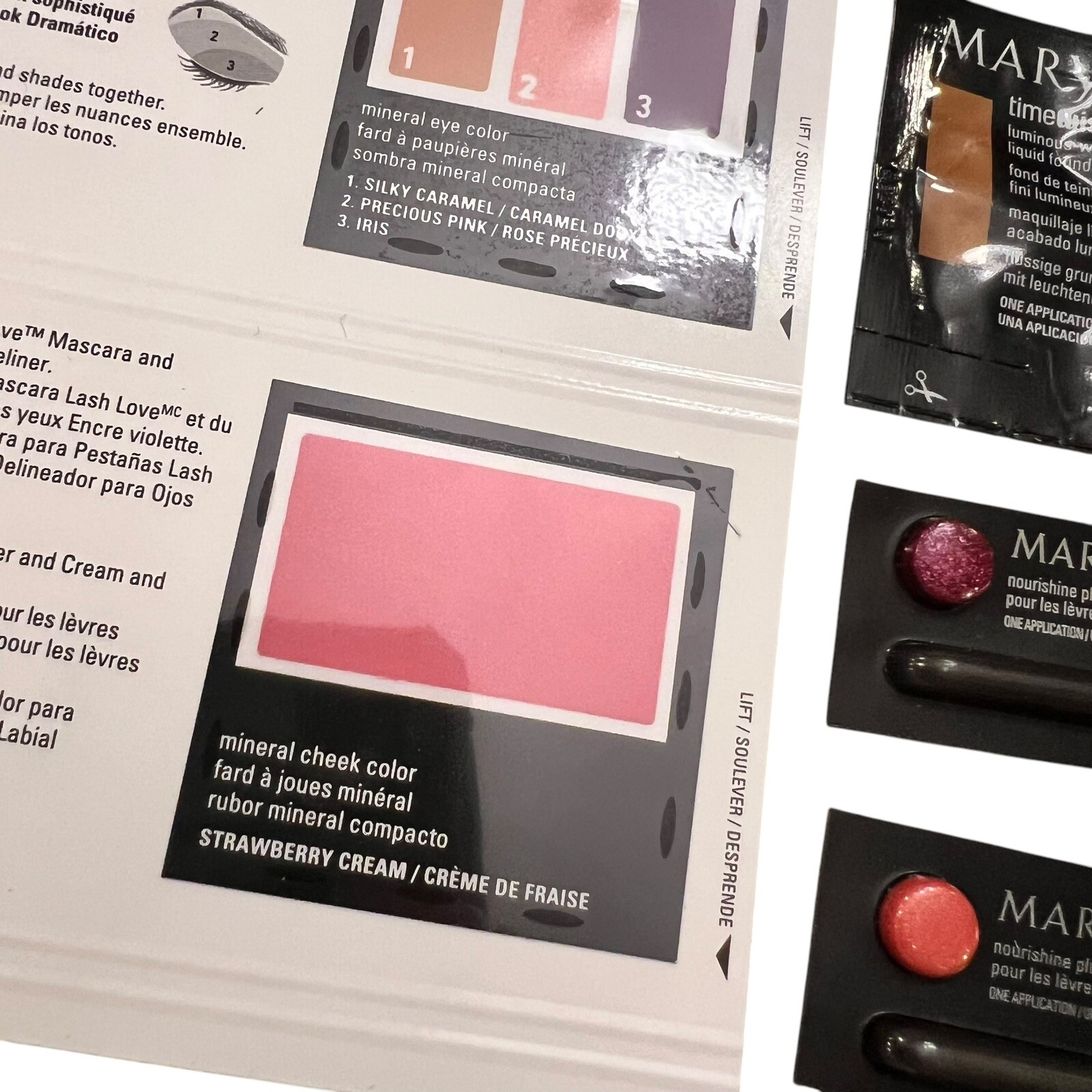 Mary Kay Lot Assorted Samples New & Discontinued Colors Single Use Travel #114