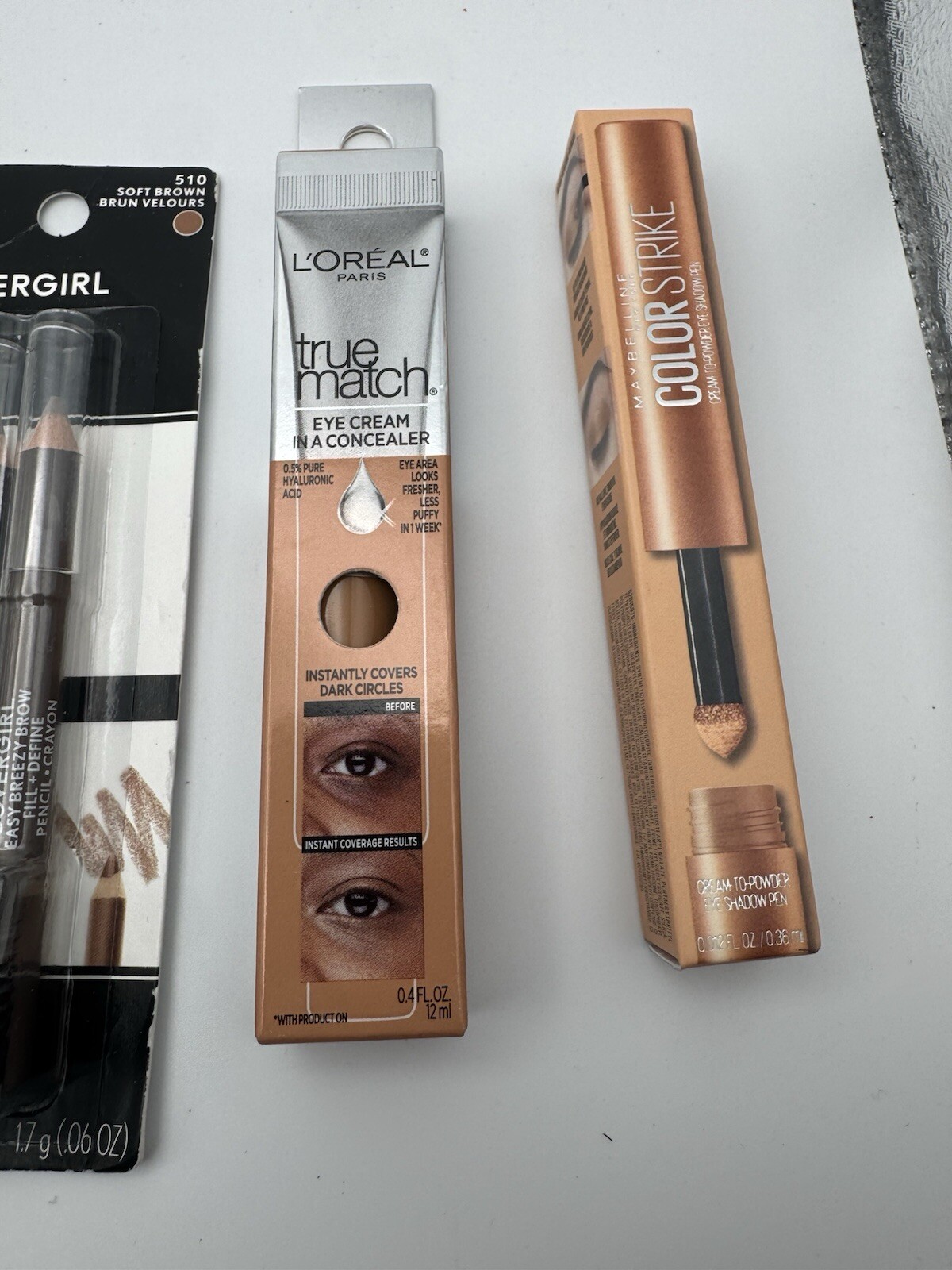 Lot Of Eye makeup Products Maybelline, CoverGirl, L’Oreal, Bobbi Brown-see Pics