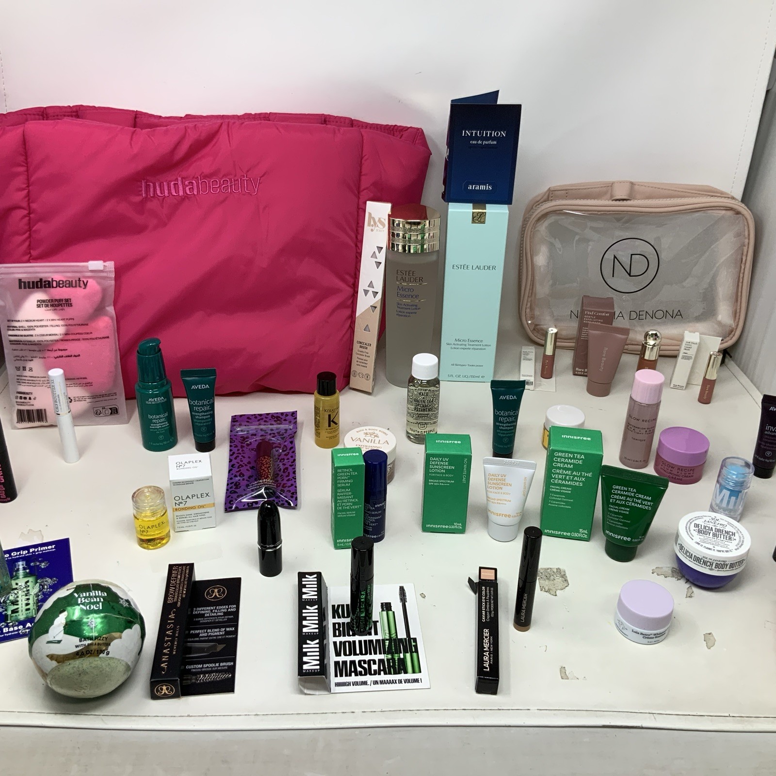 Huge Lot Of 39 Pieces Hudabeauty & Rare Beauty Full,travel & Mini Size