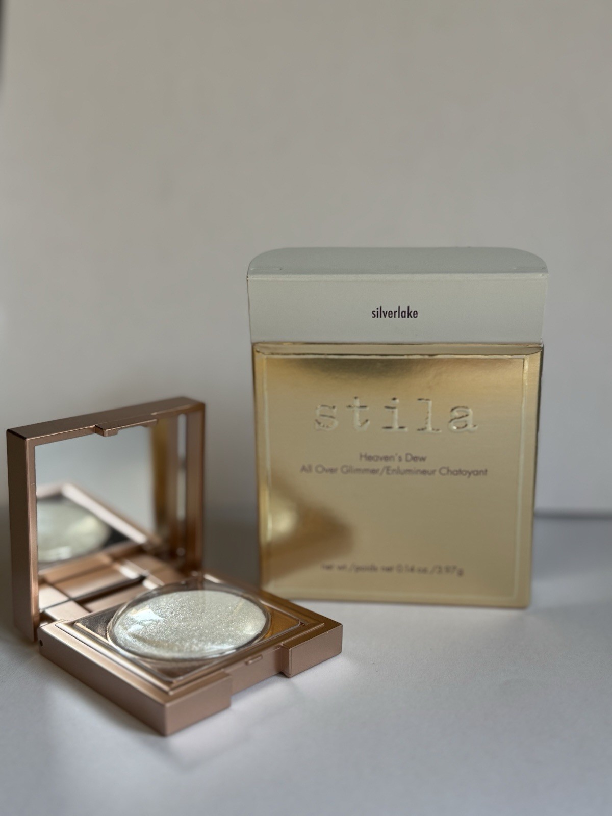 stila-Set 4pcs | Illuminator/Liquid Eye Shadow/Gel Iip Oil /Plumping Lip Glaze