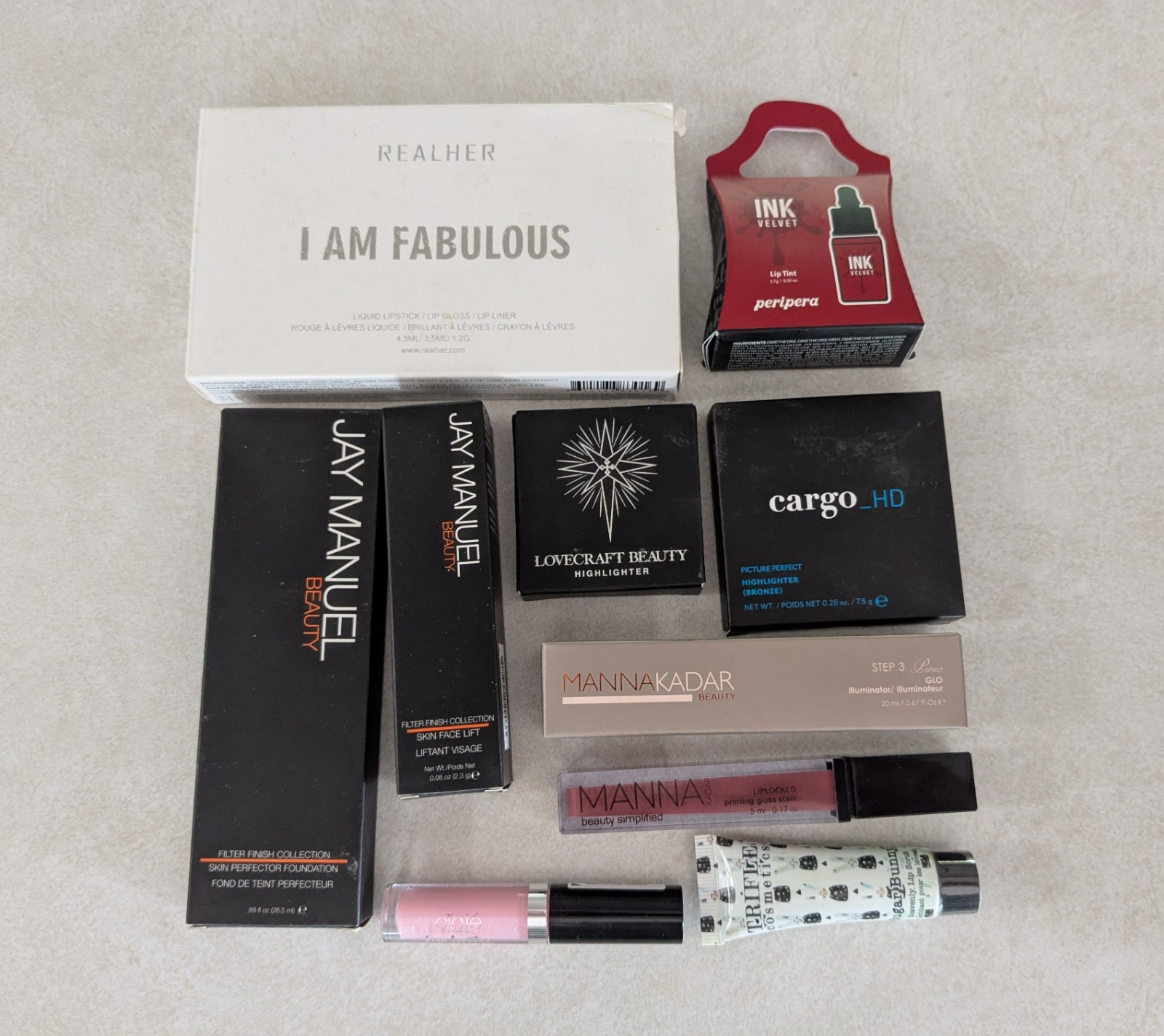 Deep Discount Beauty Lot Jay Manuel Cargo Mannakadar Manna Multiple Vendors C023