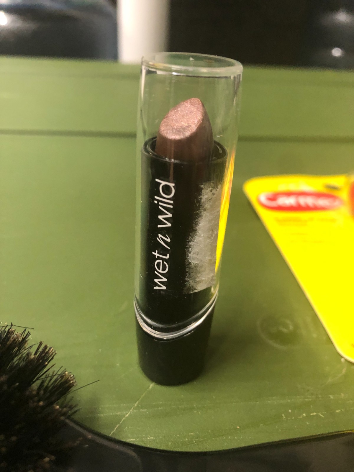 LOT American Crew Brush, Carmex Lip Balm, Wet n Wild Lipstick, Bracelet #JS