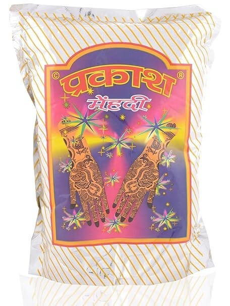 Prakash Mehndi Heena powder Temporary Tattoo Pure Organic Indian 1 Kg