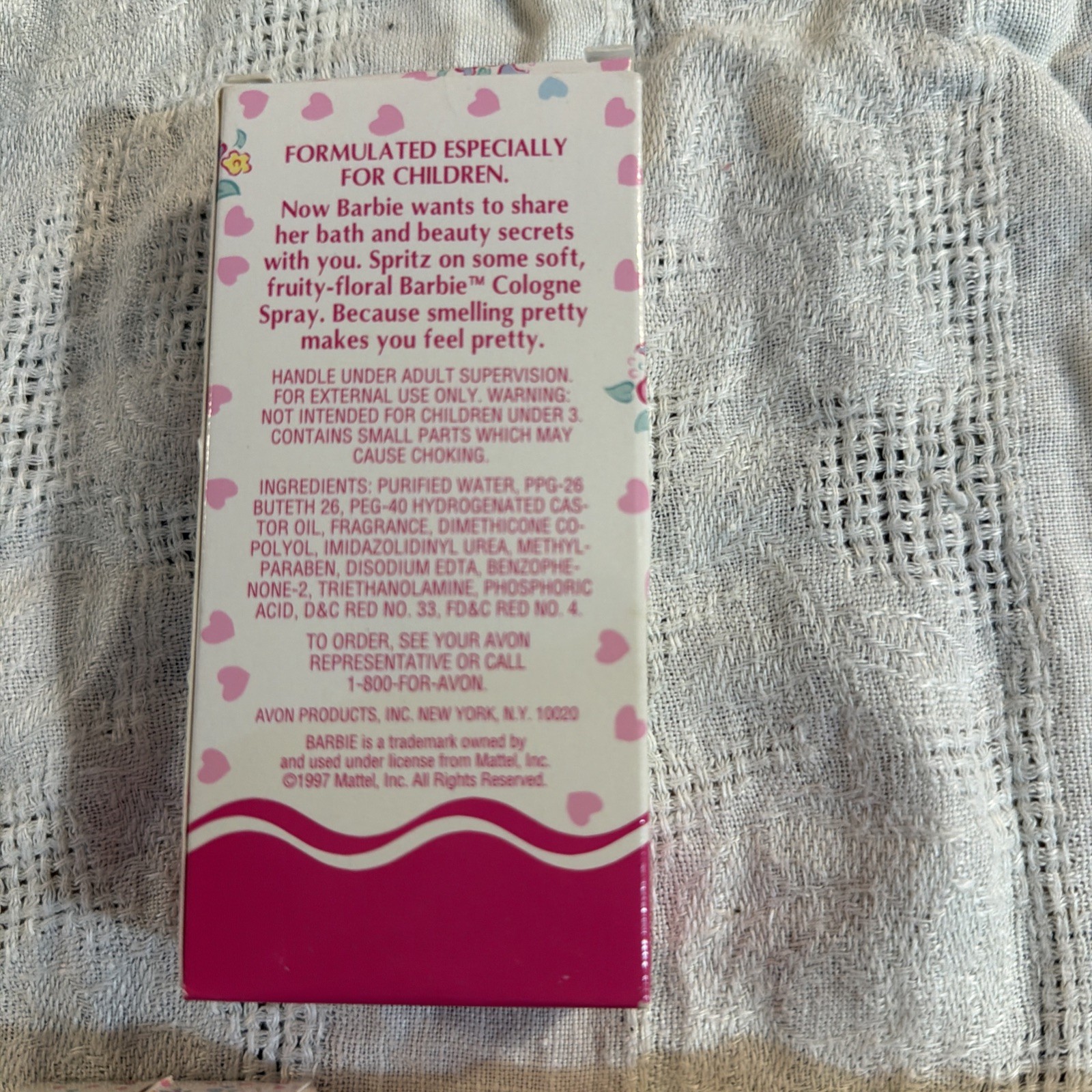 Avon Barbie Makeup Lot of 12 Cologne Spray & Lip Balm Lot Vintage NEW!