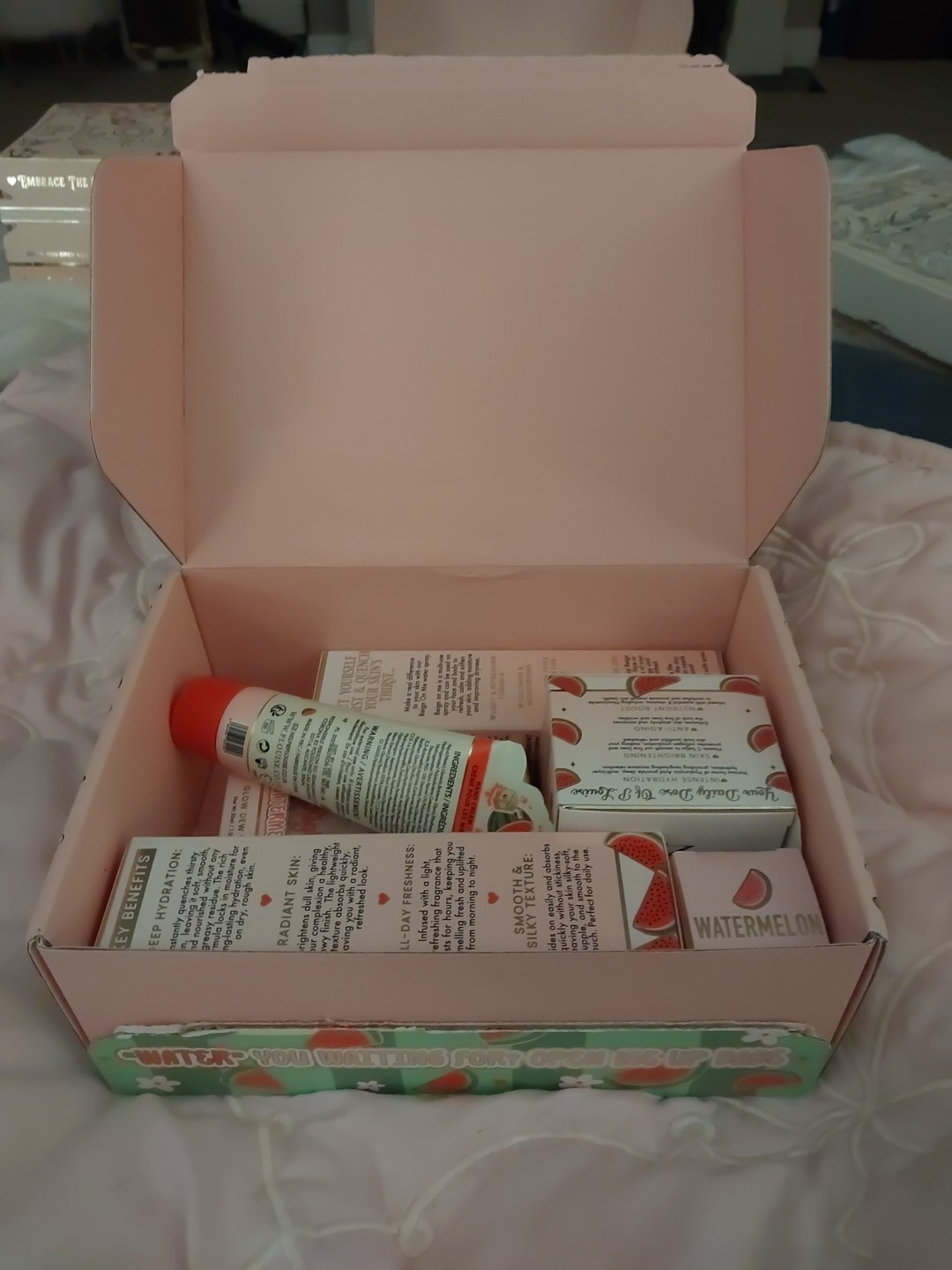 P Louise RARE “Talk Juicy To Me” Box With Make It Reign Spray And So Much More
