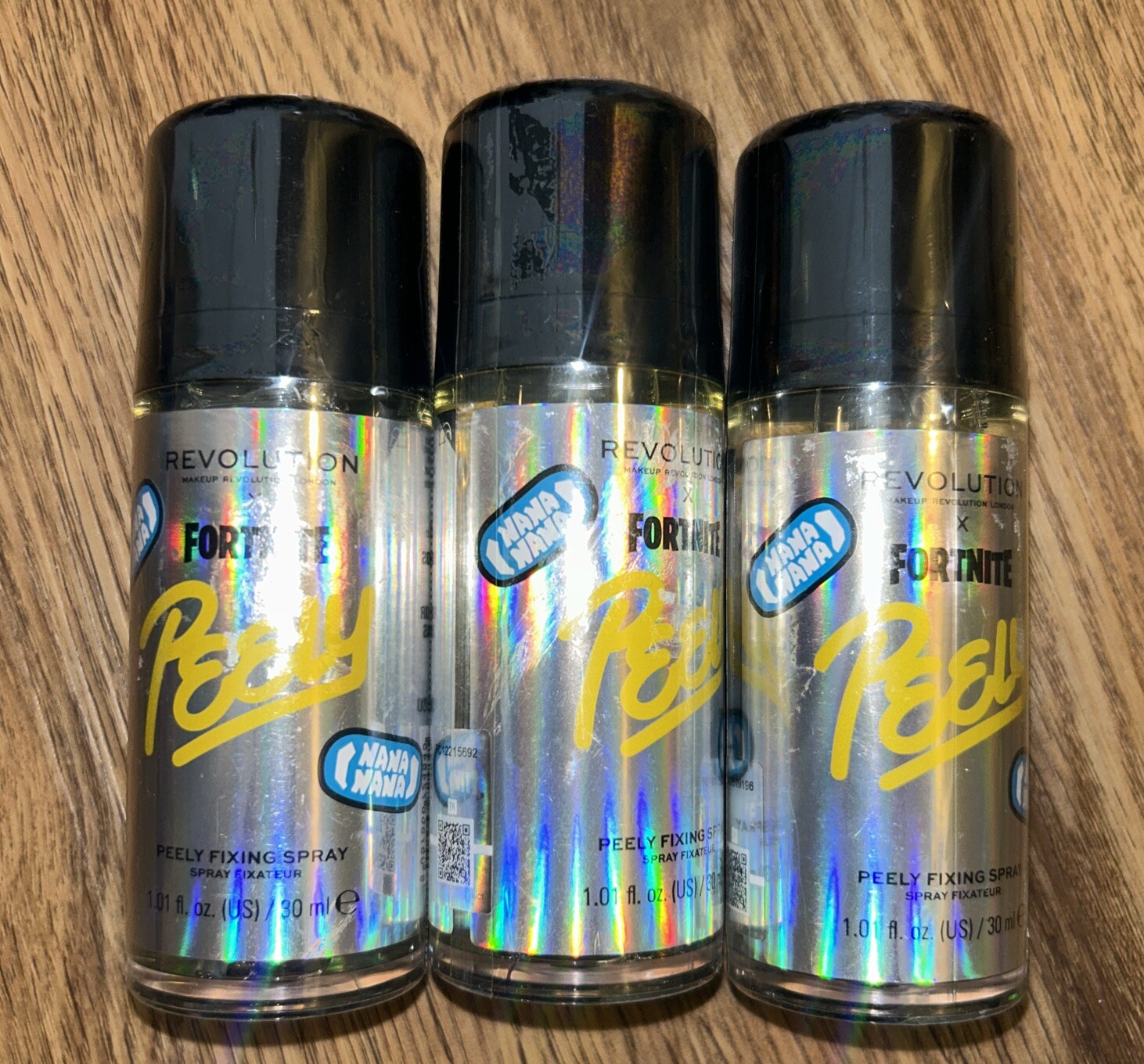 X3 New Revolution x Fortnite Collab Peely Fixing Spray 1 Oz Each
