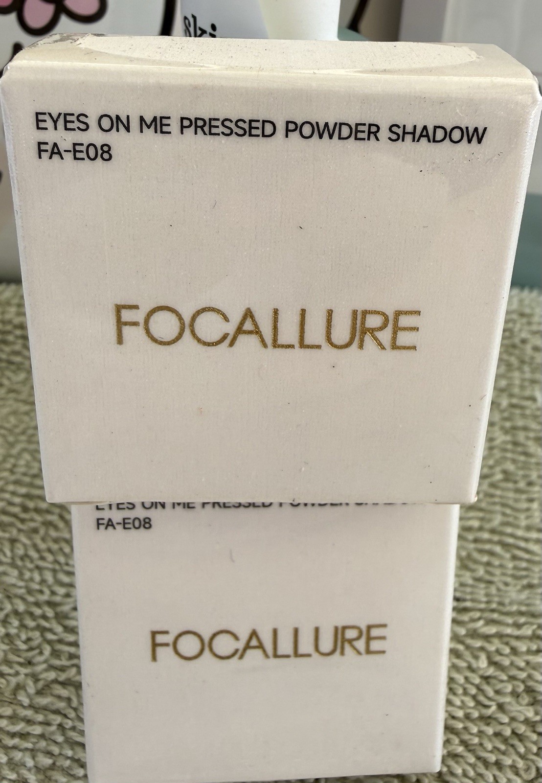 Assorted Focallure Brow Stamp Kit FA-E43 + Brow Pen + Shadow FA-E08 + Masks