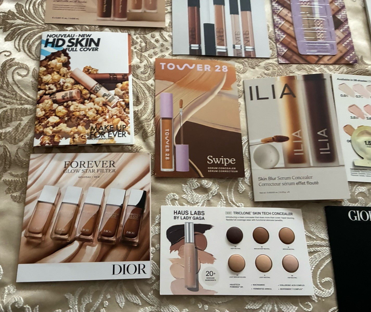 NEW Sephora Beauty Insider 12 Piece CONCEALER Makeup Sample Card Set