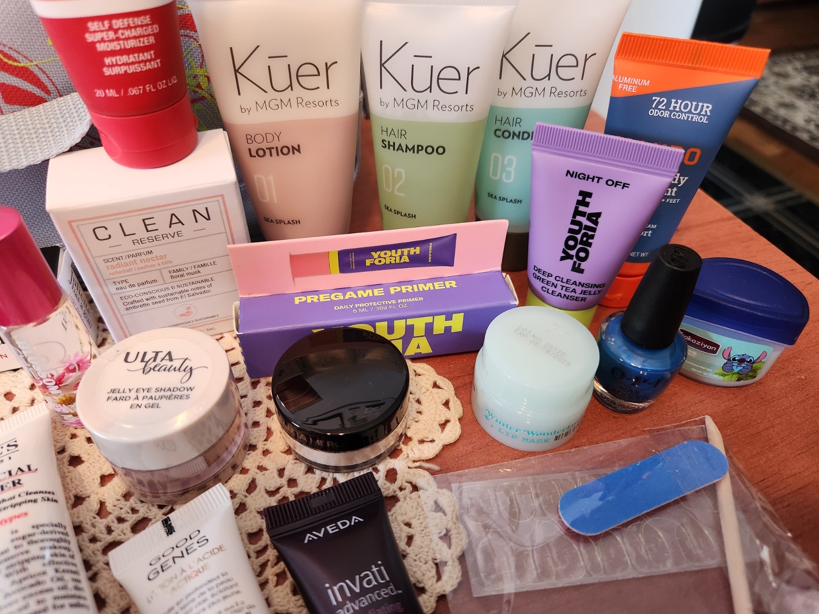 All New Trial & Travel Size Lot Of Beauty Care Products In Adidas Bag 26 Items