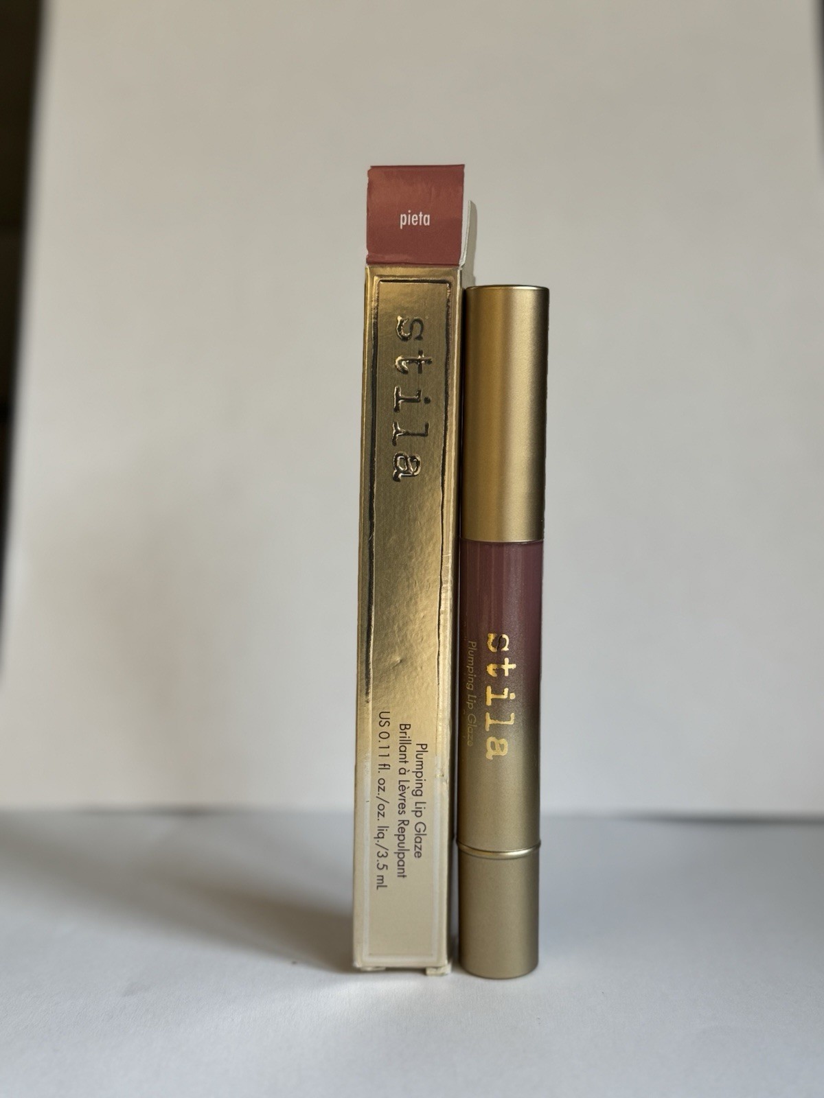 stila-Set 4pcs | Illuminator/Liquid Eye Shadow/Gel Iip Oil /Plumping Lip Glaze