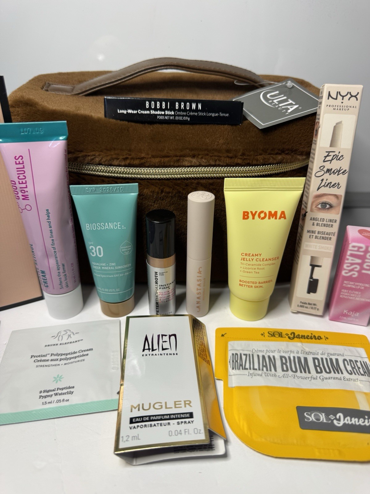 Ulta Beauty Bag Bundle Skincare Makeup 17pcs Lot Beekman Biossance Byoma MAC