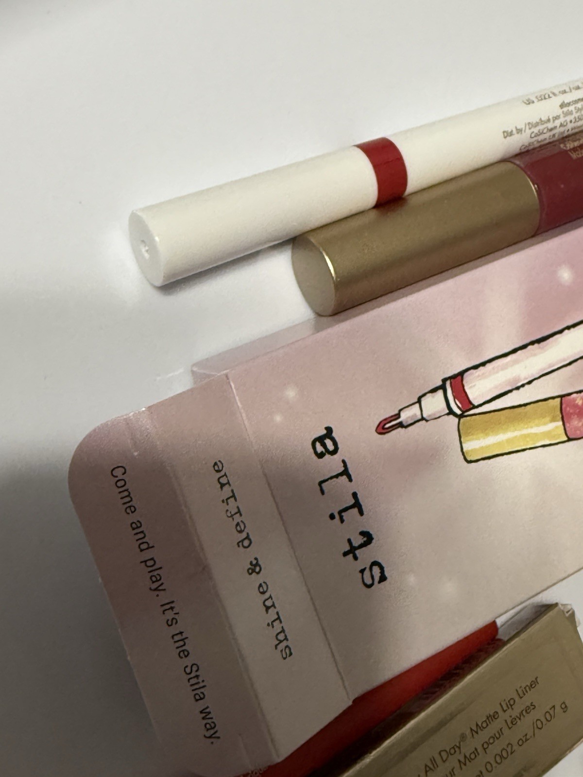 Stila Makeup Bundle Lot Lippies & One Step Correct