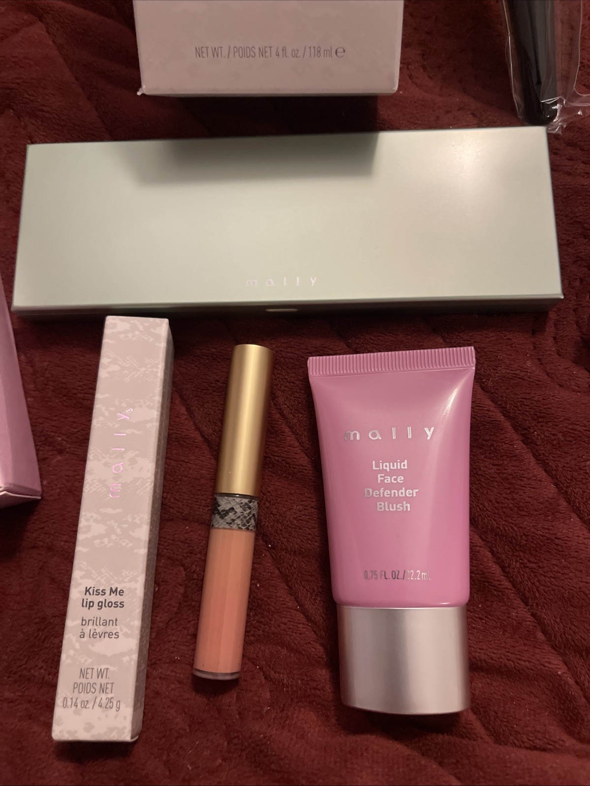12pc MALLY Makeup ,shine, Glow, Lip, Concealer, Primer, Blush, Foundation, Clean