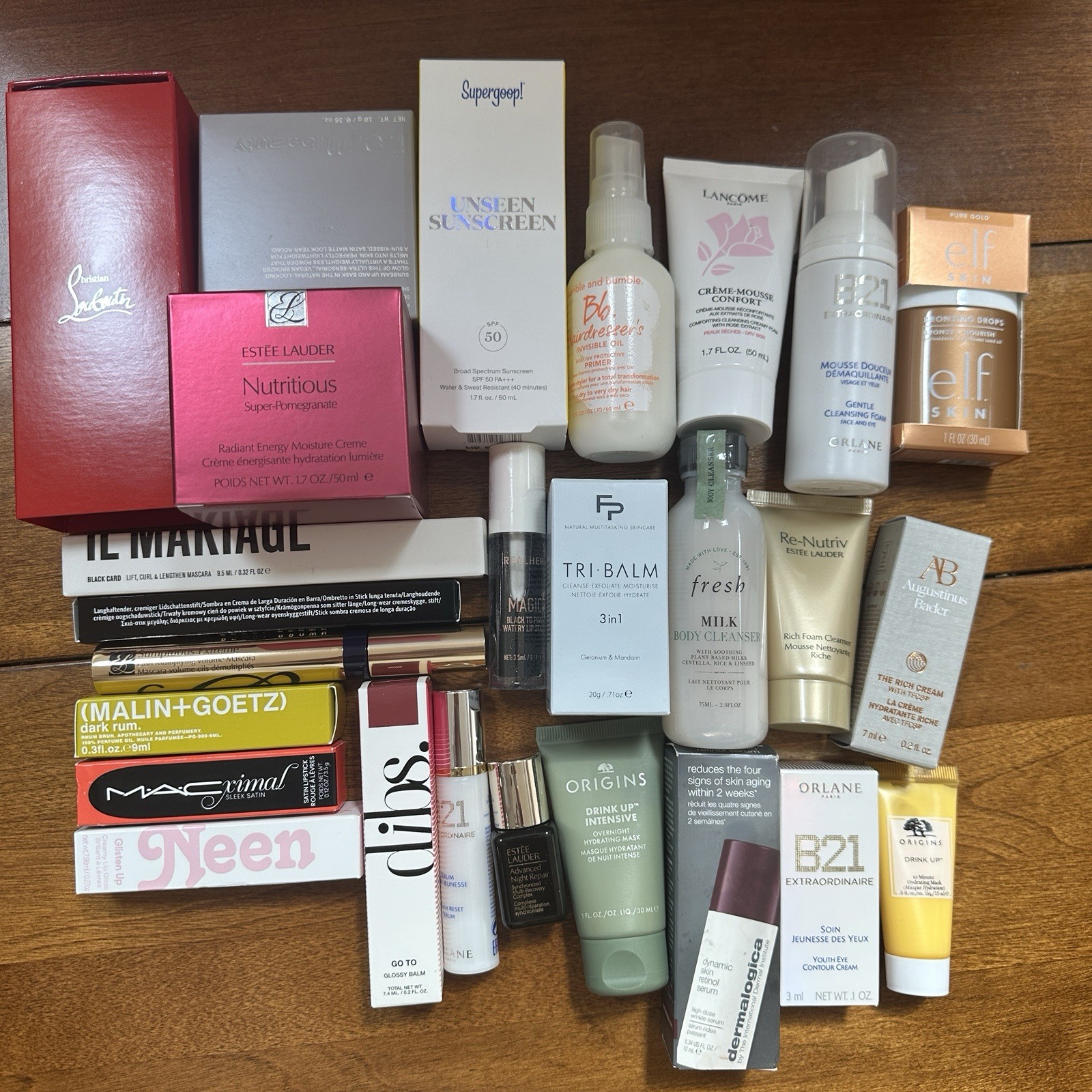 25 Piece Lot Premium Skin Care and Beauty 10 Full Size, 15 Small READ