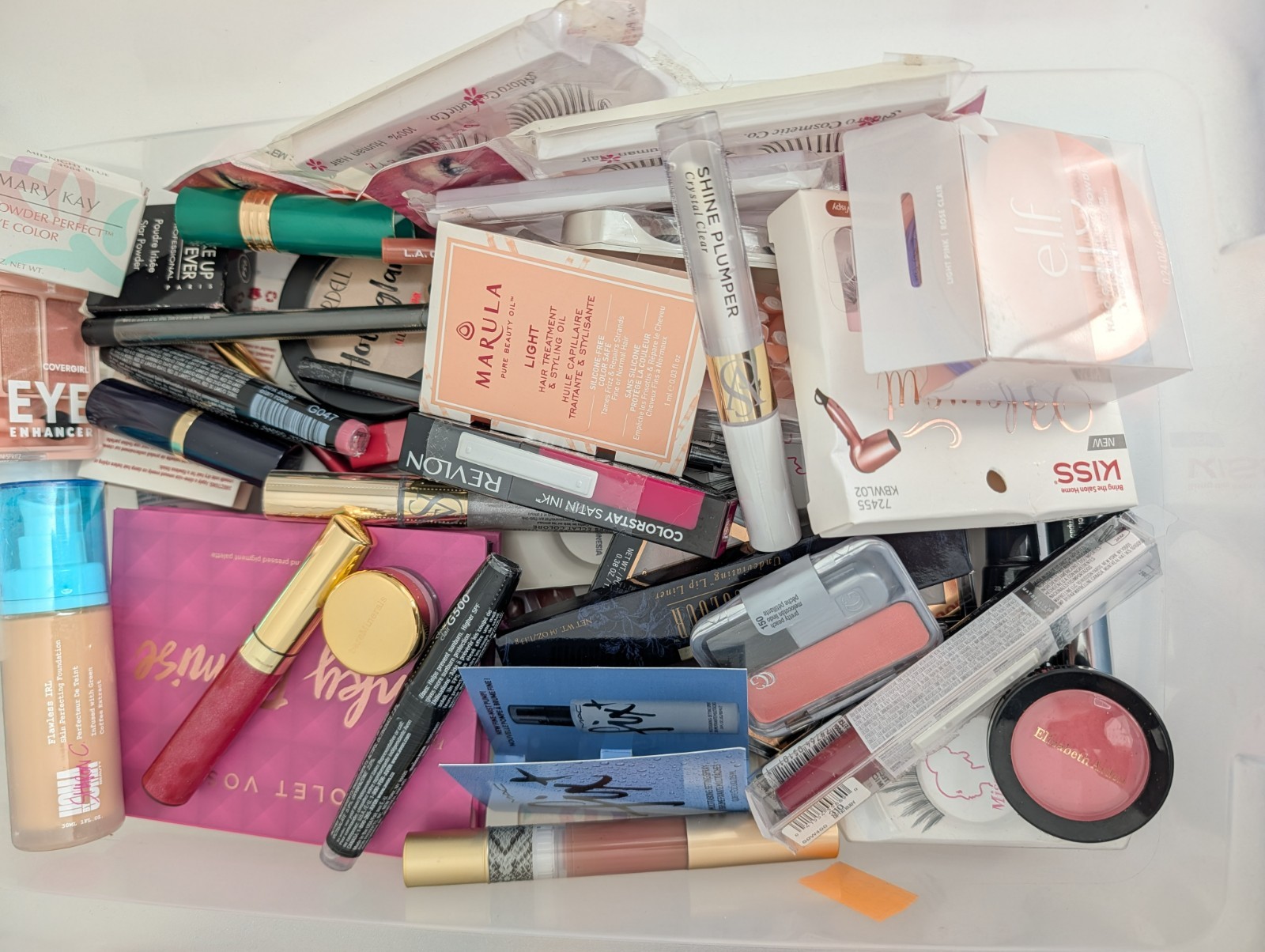 Mixed Beauty Makeup Cosmetics Lot 50 Pieces MYSTERY Full Size & Travel