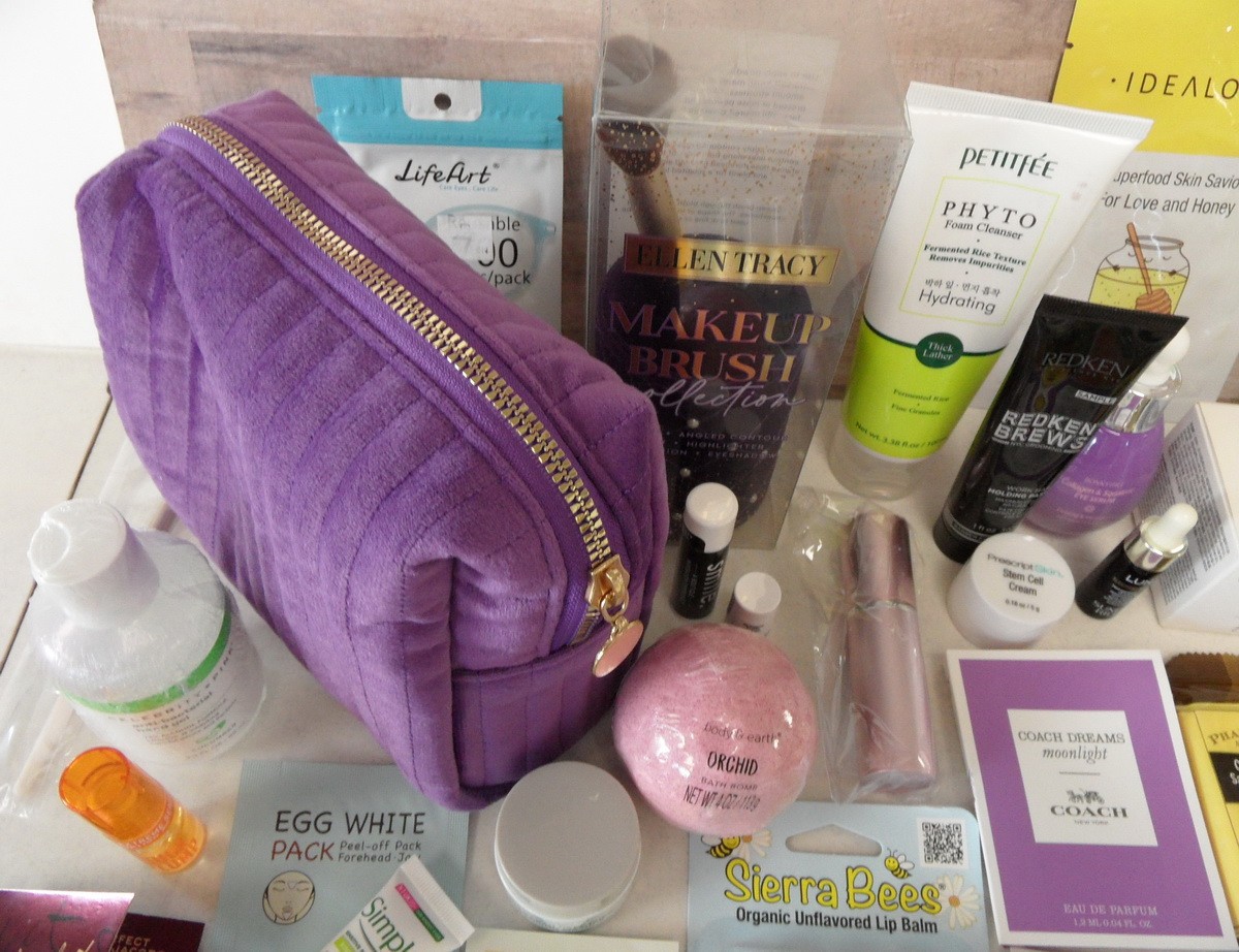 75+ PCS MAKEUP SKINCARE HAIR BEAUTY PERFUME DELUXE LUXURY FULL SAMPLE TRAVEL LOT