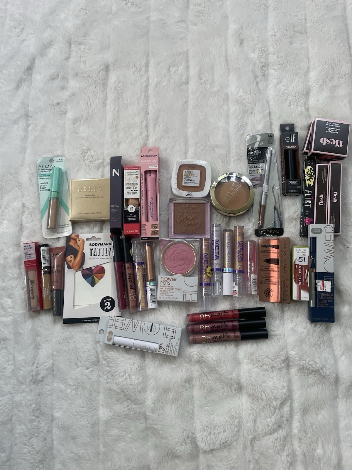 Makeup Lot 40 PC Brand New Mixed Cosmetics Bundle Reseller Ready Drugstore Brand