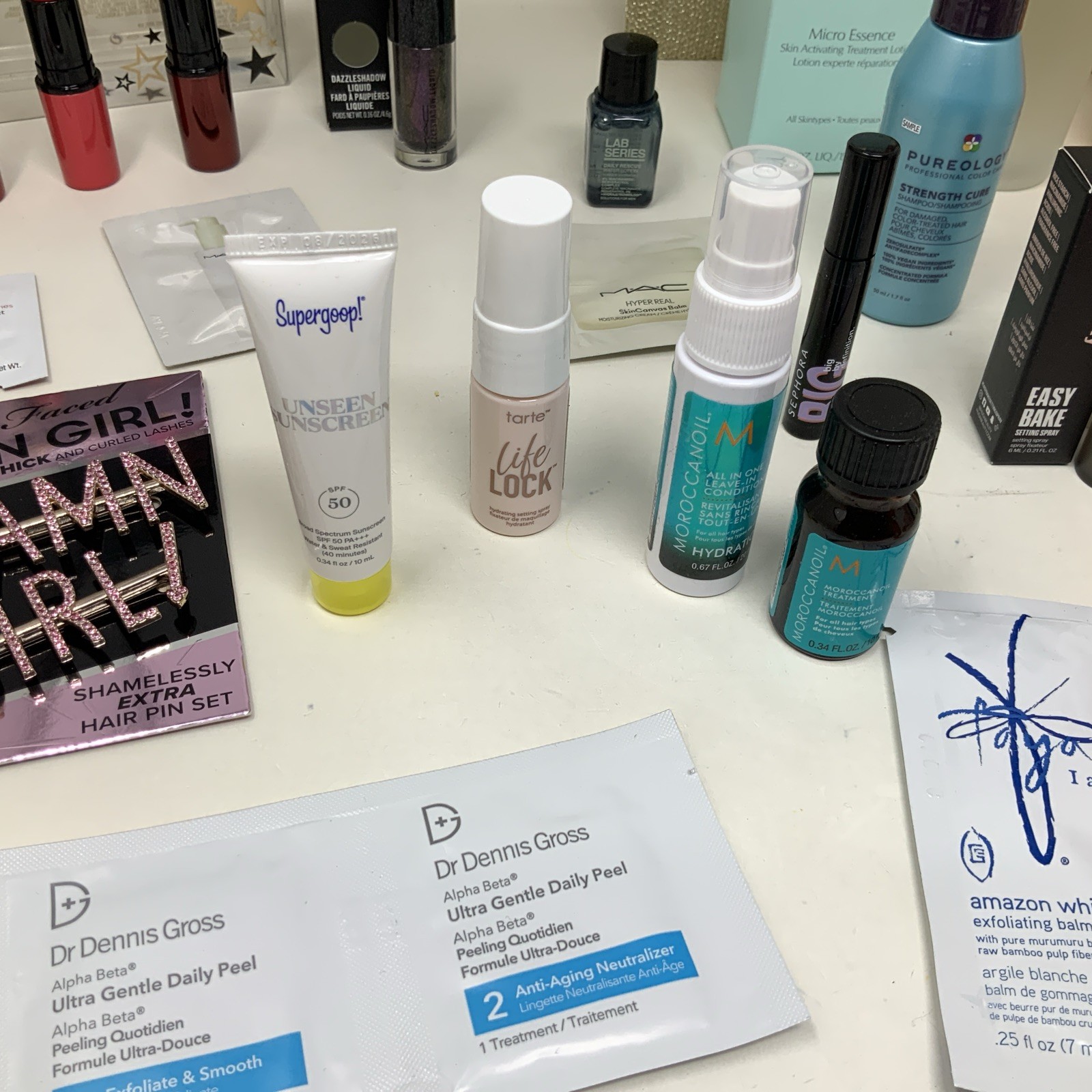 Huge Lot Of 58 Pieces M.A.C & Kielh’s Full, Travel & Sample Size