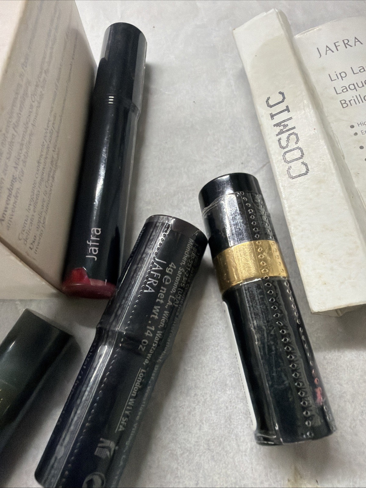 Vintage Jafra & Revlon Makeup Lot NOS New Old Stock Sealed Berry Rich Amaretto
