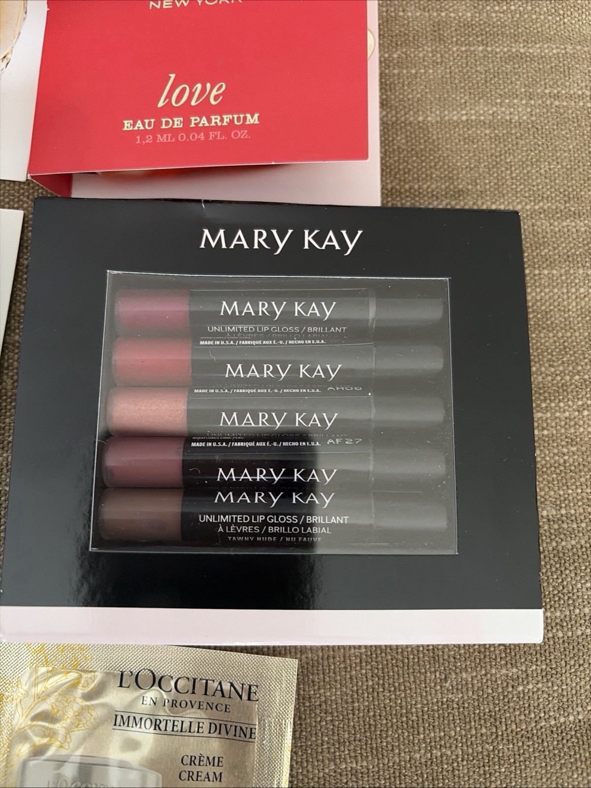 Skincare Perfume Soap, Lips, Luxury Lot Of 21 Sample, Trial Size Mary Kay Lip