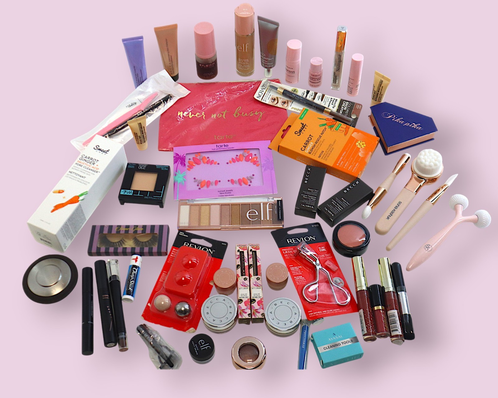 Mixed Makeup Beauty Cosmetics Lot Of 50 (#2) – BECCA, REVLON, DECORTE