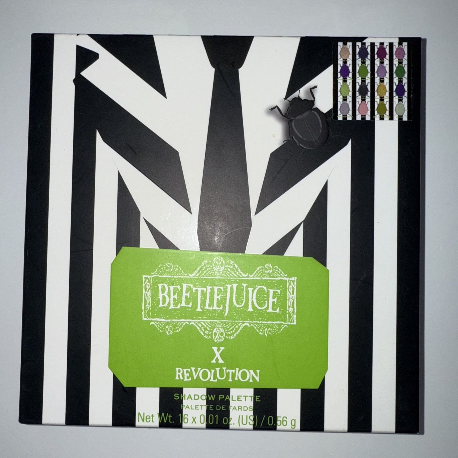 Beetlejuice X Revolution Makeup Lot Of 7 Palettes Liners Lipstick NEW HTF RARE