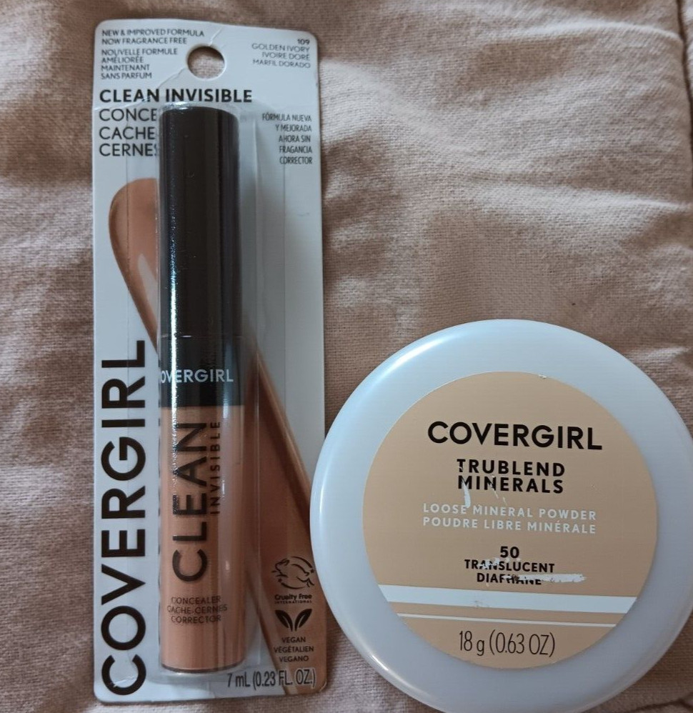 Covergirl Lot Trublend Loose Mineral Powder Translucent Golden Ivory Concealer