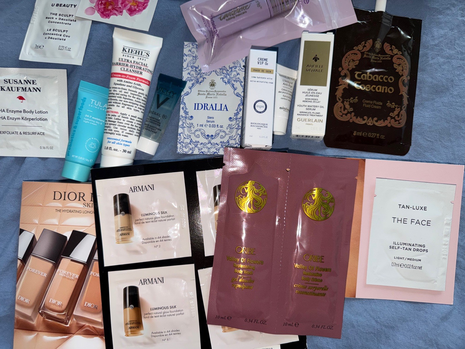 Luxury Beauty Box 24 Pc Armani Dior Kiehl’s Sisley Guerlain Augustinus Bader NEW