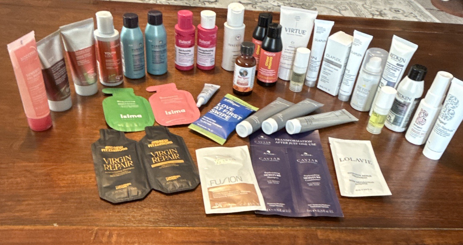 Assorted Hair Sample & Travel Size Mixed Lot, All Skin Types