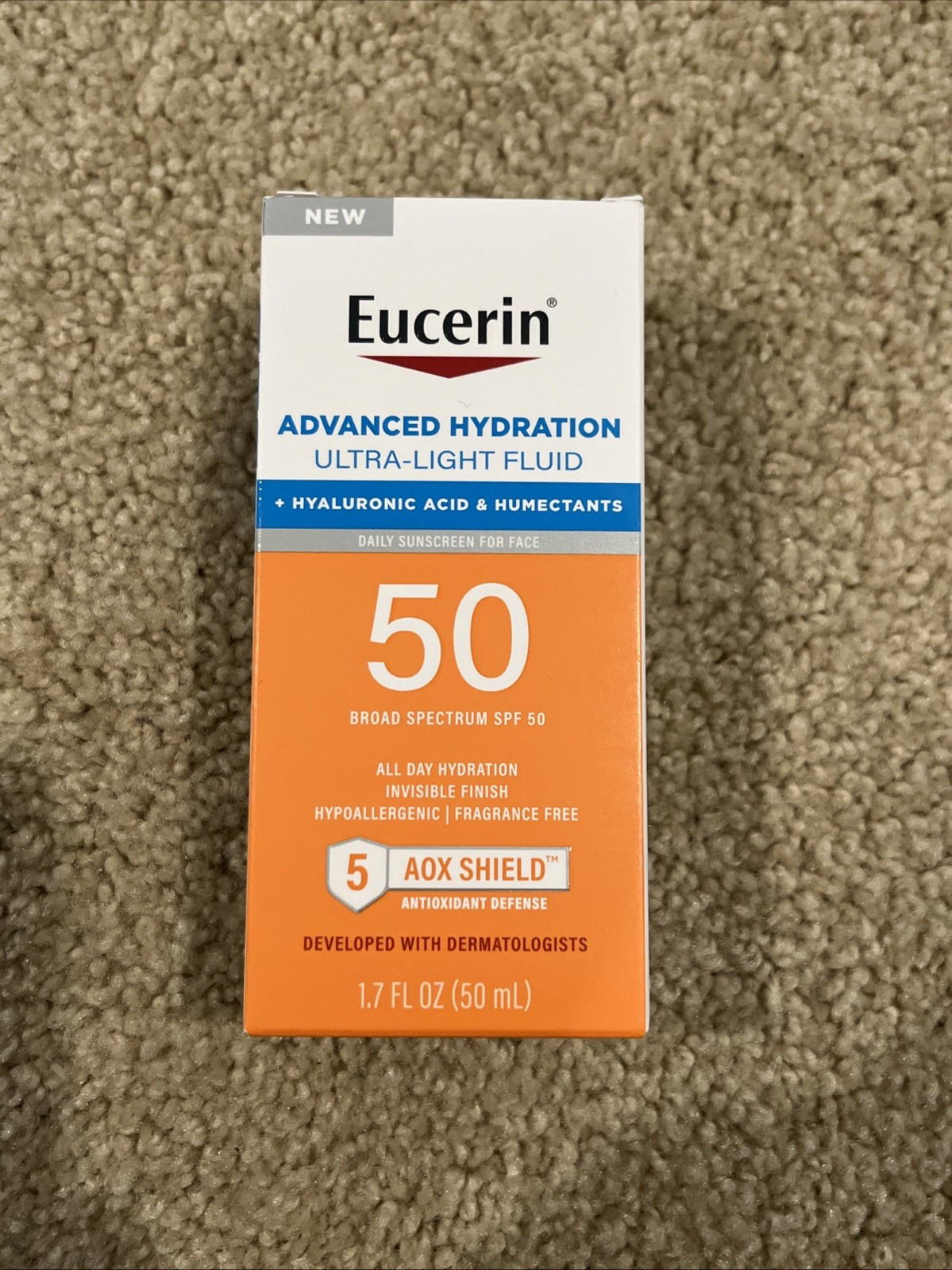 Premium Name Brand Skincare Products Sunscreen Neutrogena Eucerin (lot of 5) NEW