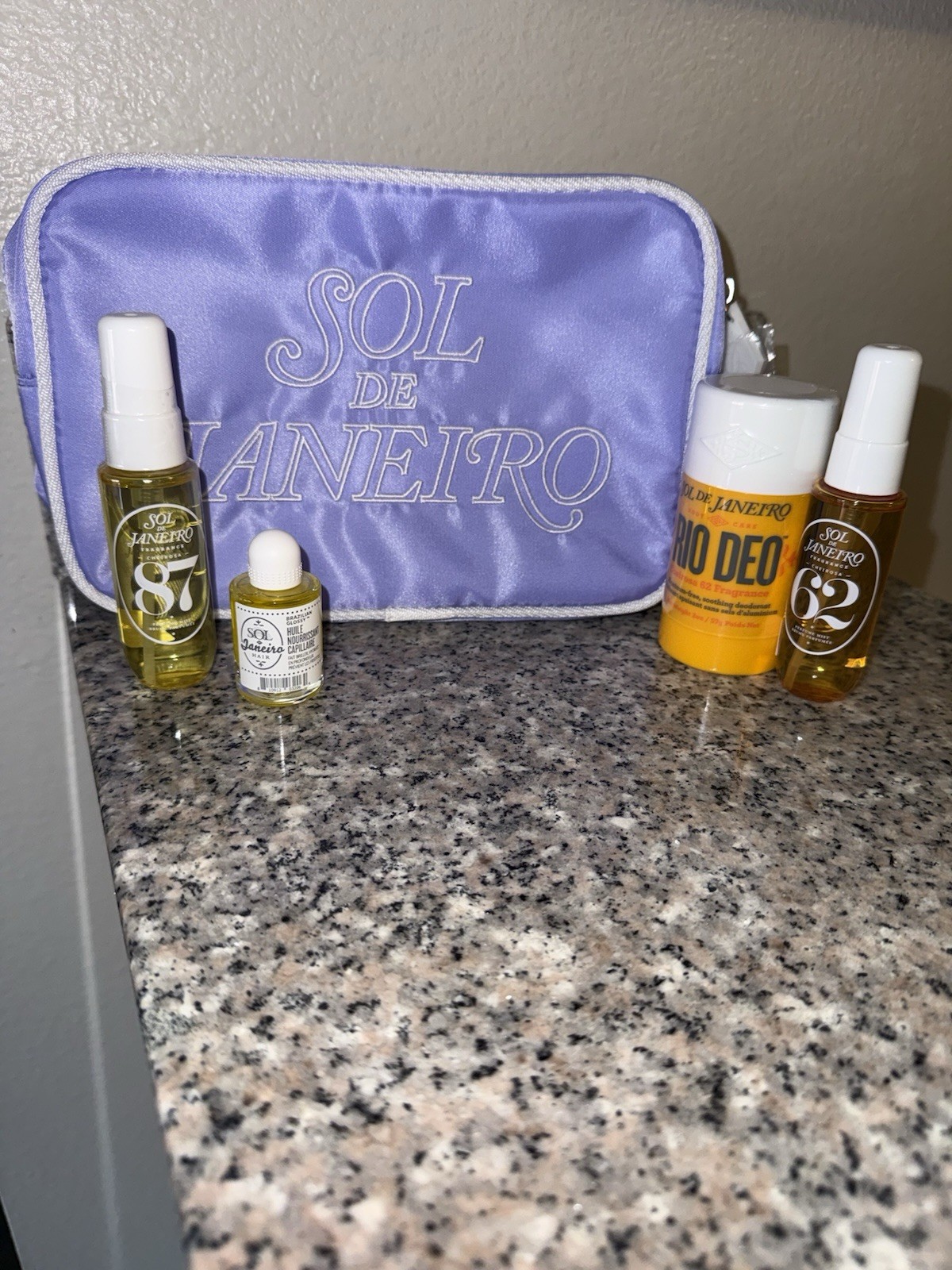 BUNDLE Sol de Janerio Items & Discontinued Cosmetic Bag