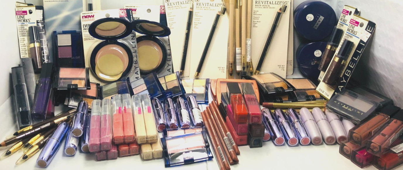 New HUGE 100 PC MAYBELLINE Makeup Lot **RARE HARD-TO-FIND ITEMS **GREAT DEAL!