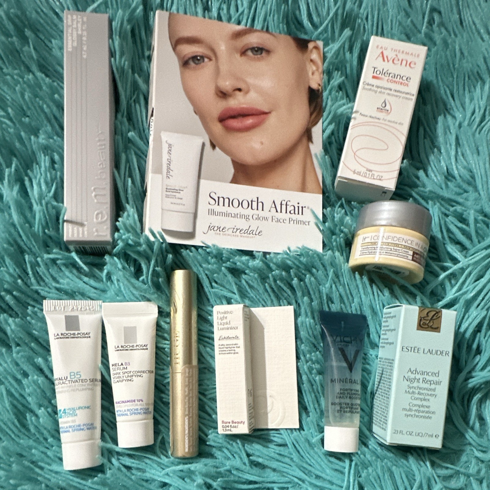 10pcs Beauty Set:Rare Beauty, Este Lauder, r.e.m.,Vichy Avene,La Roche-Posay,IT