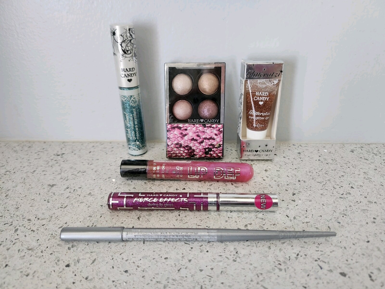 Lot of 6 HARD CANDY Makeup ~ Eyeshadow Palette ~ Lip Gloss ~ Eyeliner ~ Mascara