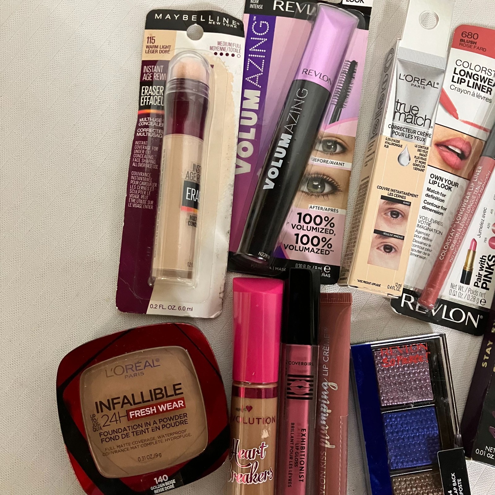 Revlon L’Oréal Maybelline Milani Revolution 10-Piece Makeup Kit New