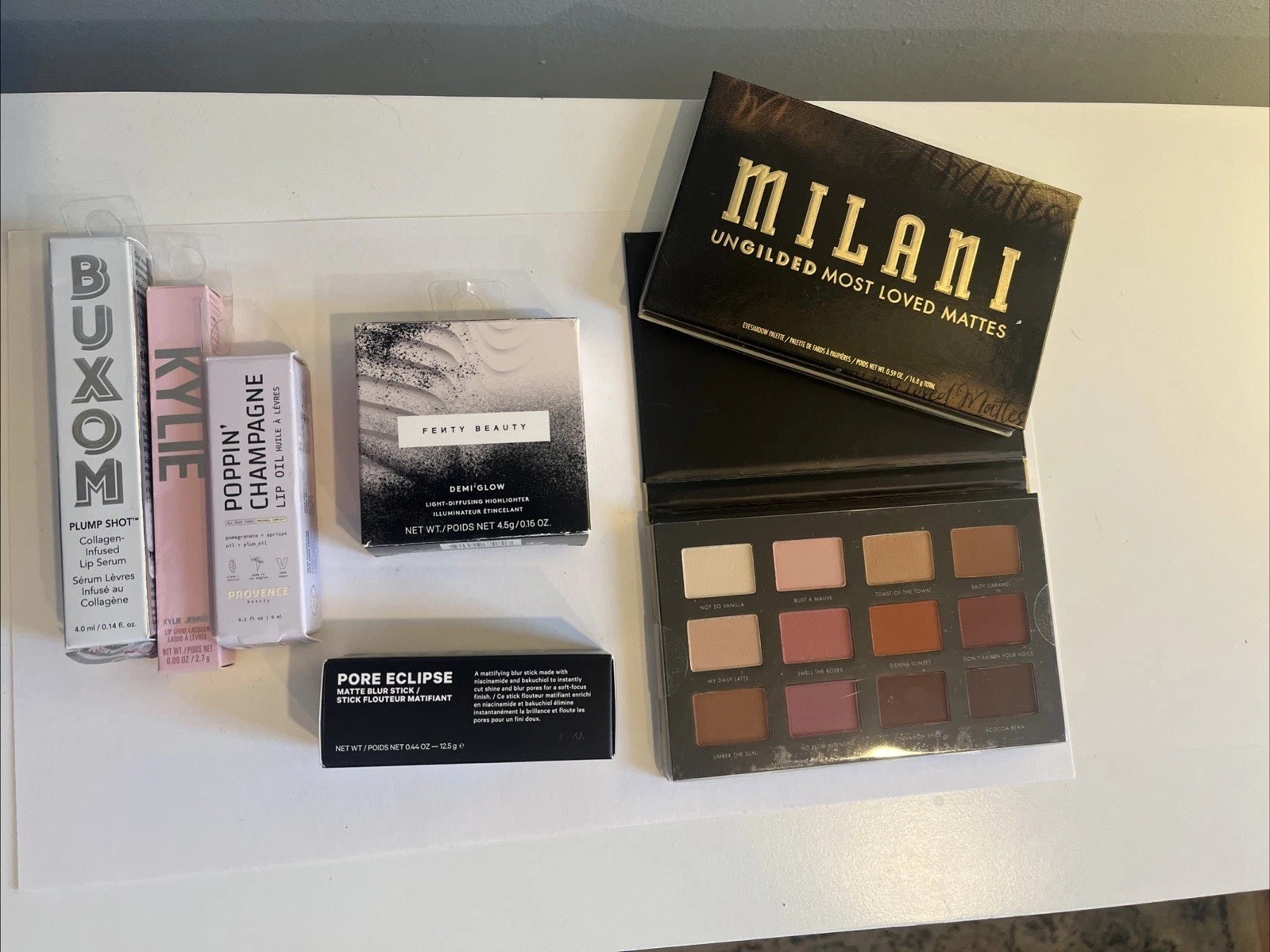 make up lot: Milani, Fenty Beauty, Kylie, Provence, Buxom, Milk Makeup : New