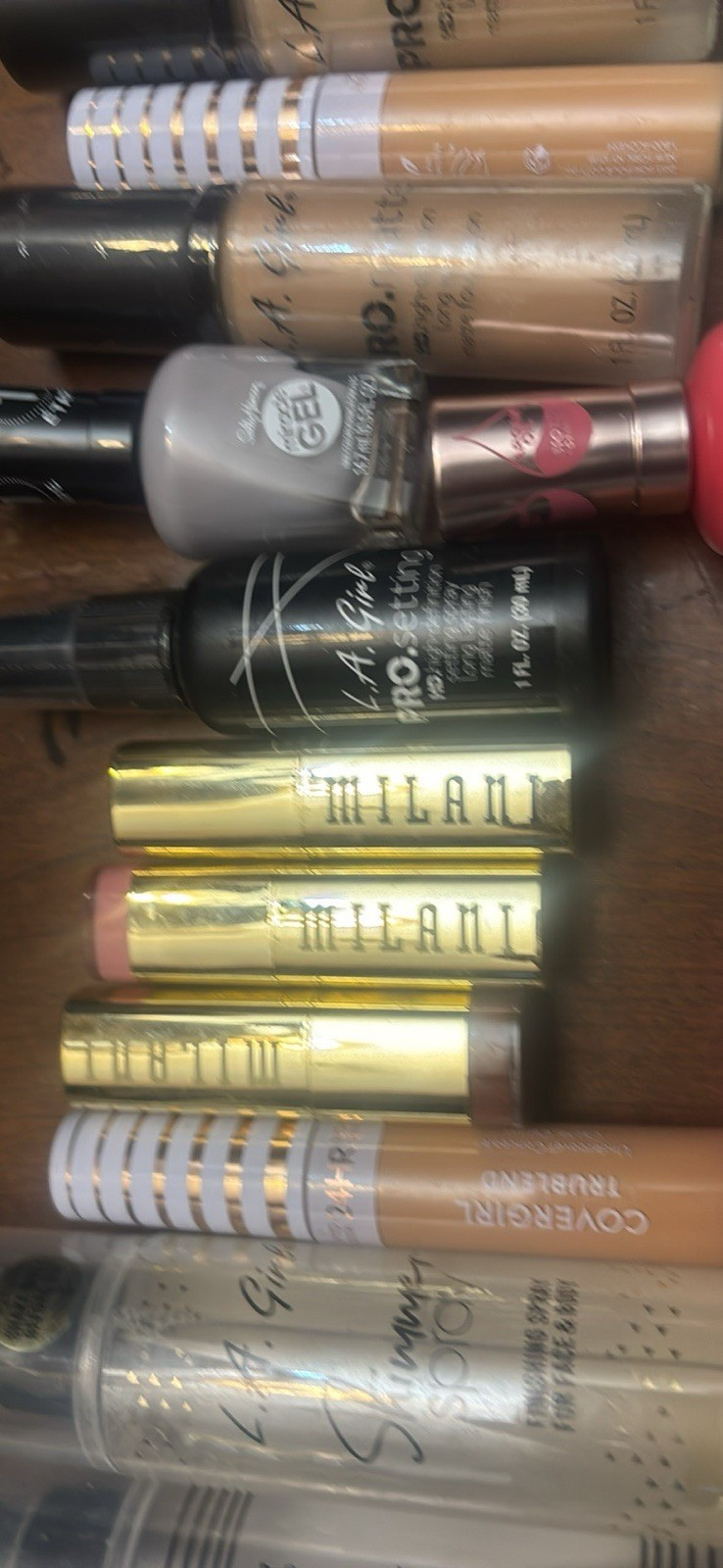 L.A. Girl Pro Prep HD Face Primers & Lip Mousse + Milani Assorted Makeup Lot