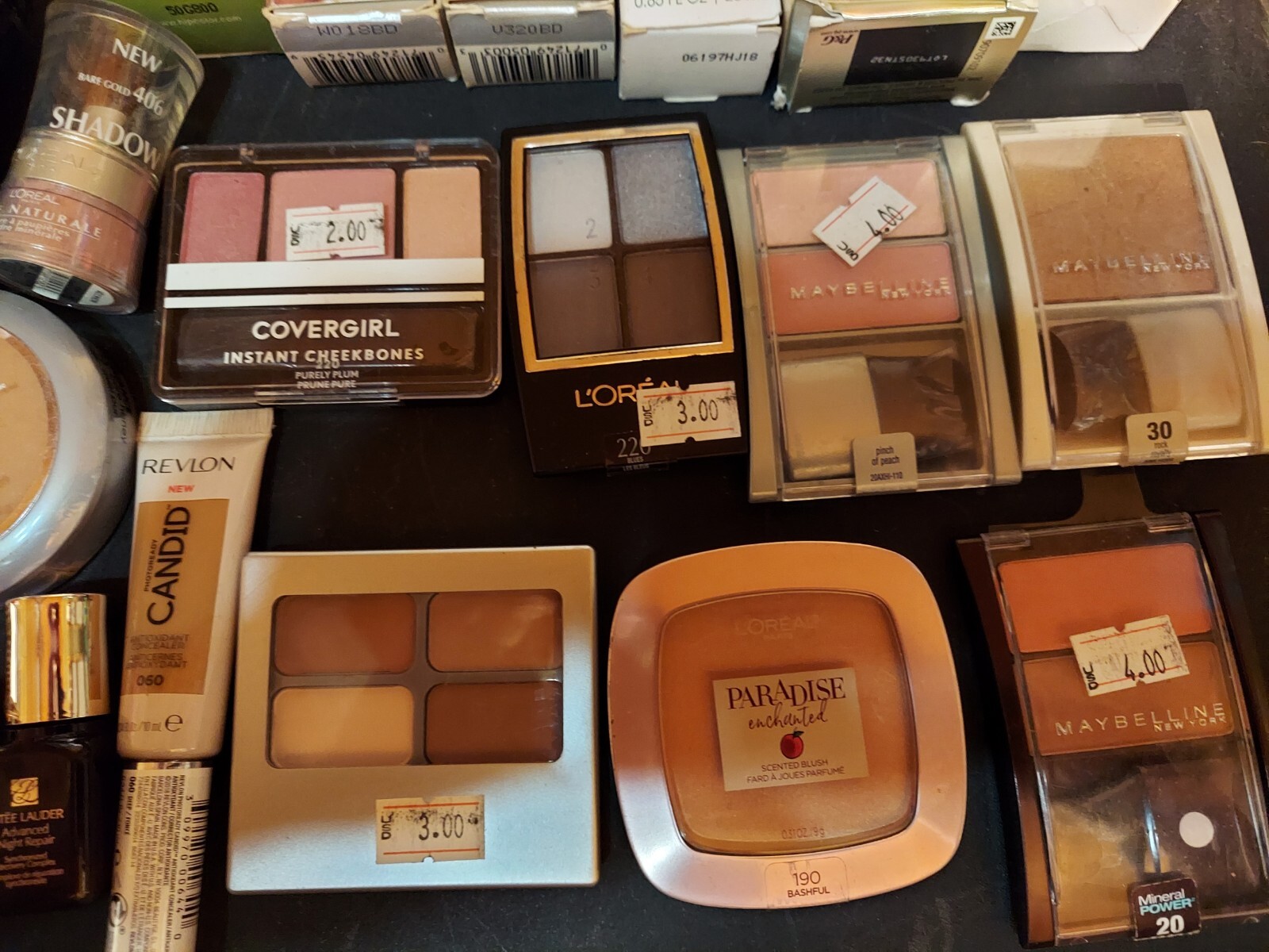 62 Piece Lot Of Assorted Makeup & Nail Polish ~ Essie~L’Oreal~Maybelline & More