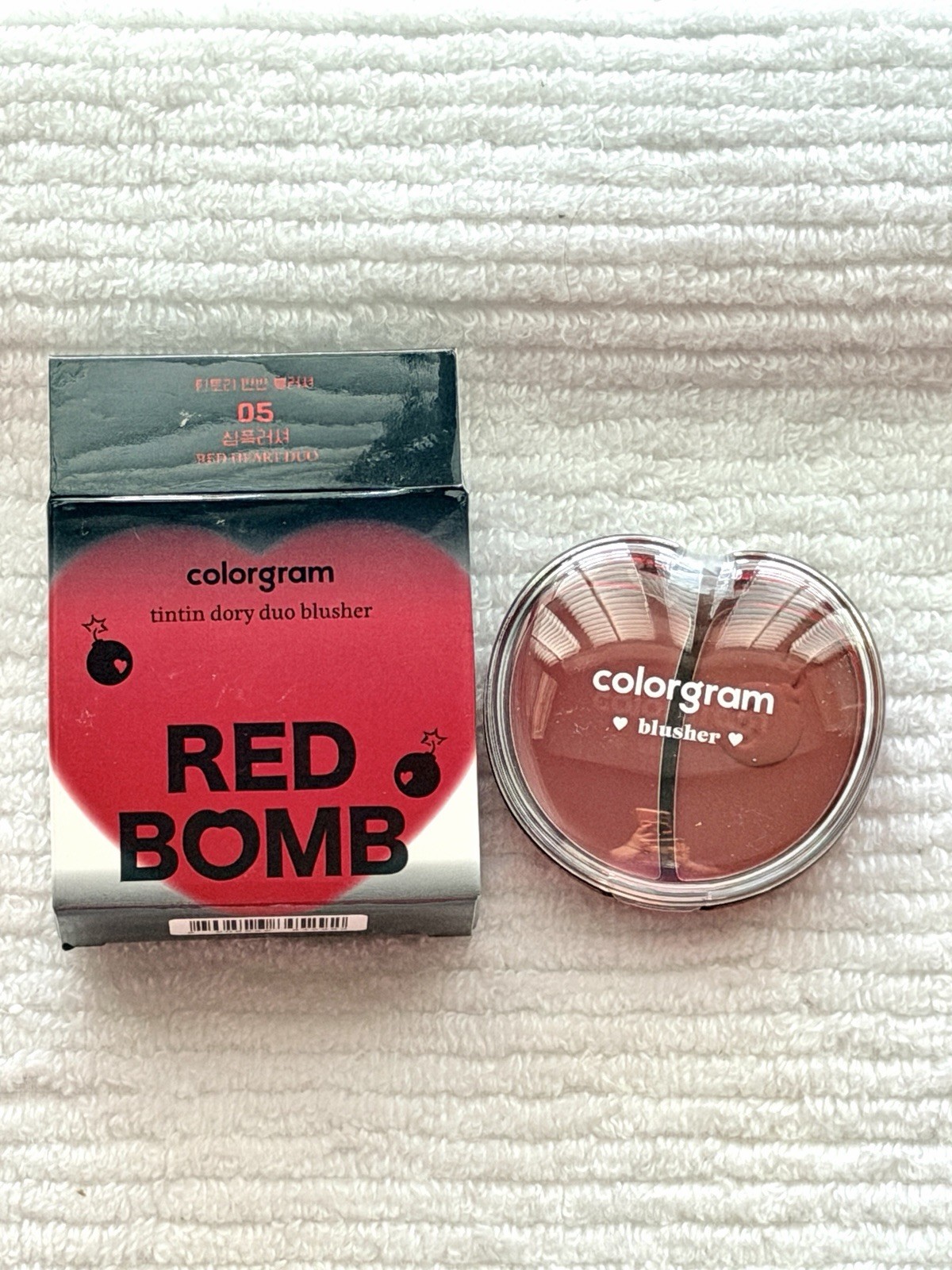 Colorgram RED BOMB K-Beauty Lip Tint & Red Heart Duo Blusher Bundle BNIB