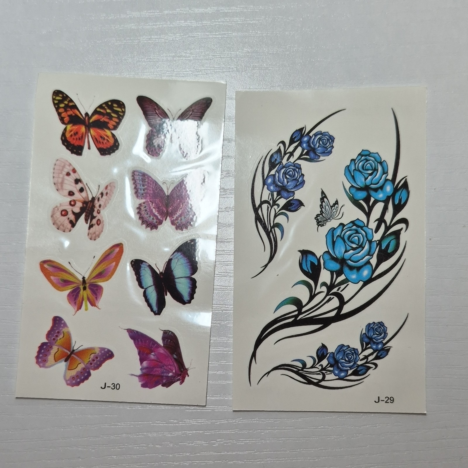 Fashion Jewelry Earrings Necklace False Eyelashes Temporary Tattoos J-29 J-30