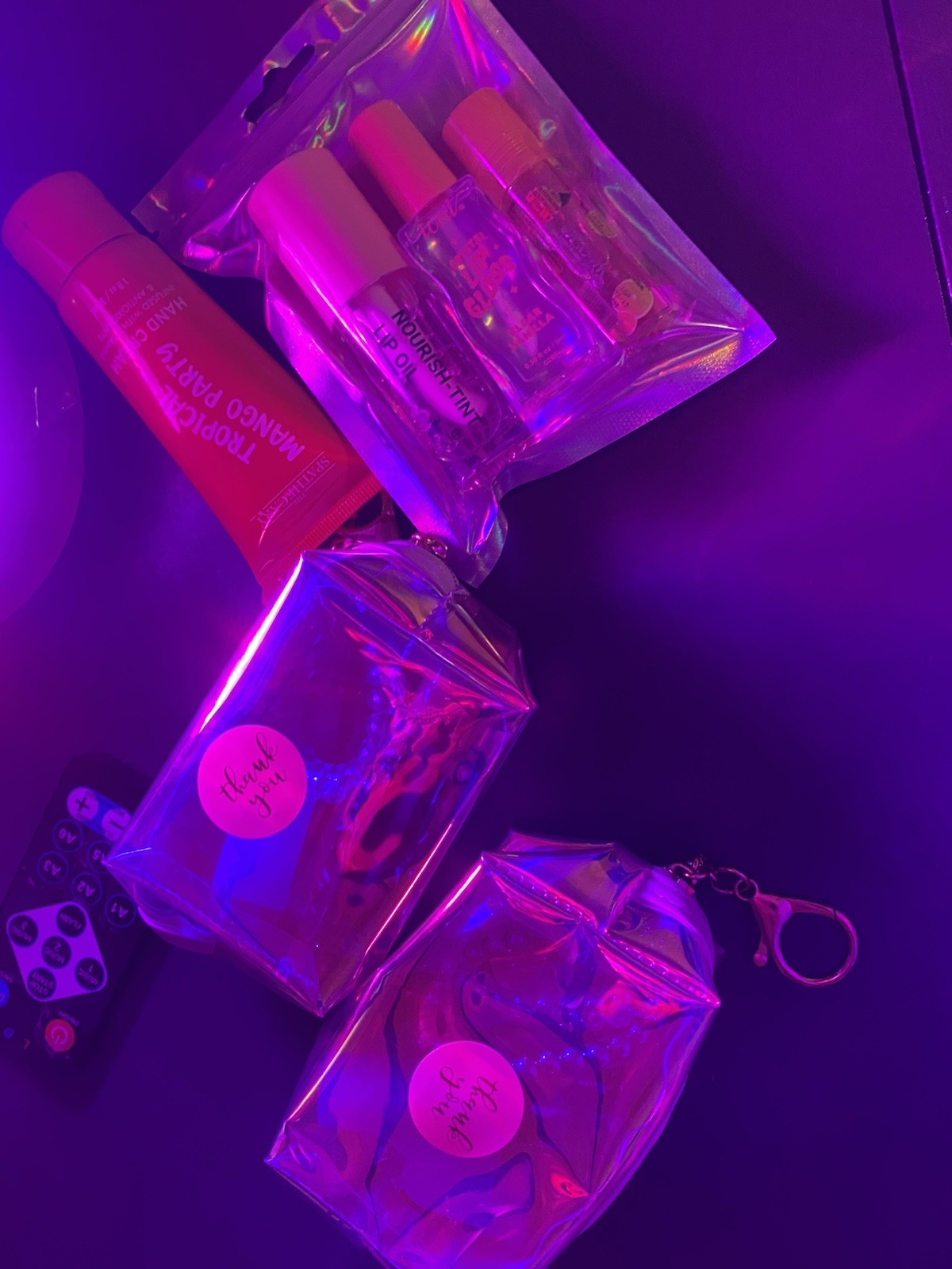 Kokie Travel Size Lip Oils, Lip Gloss, Hair Accessories & Cosmetic Bags